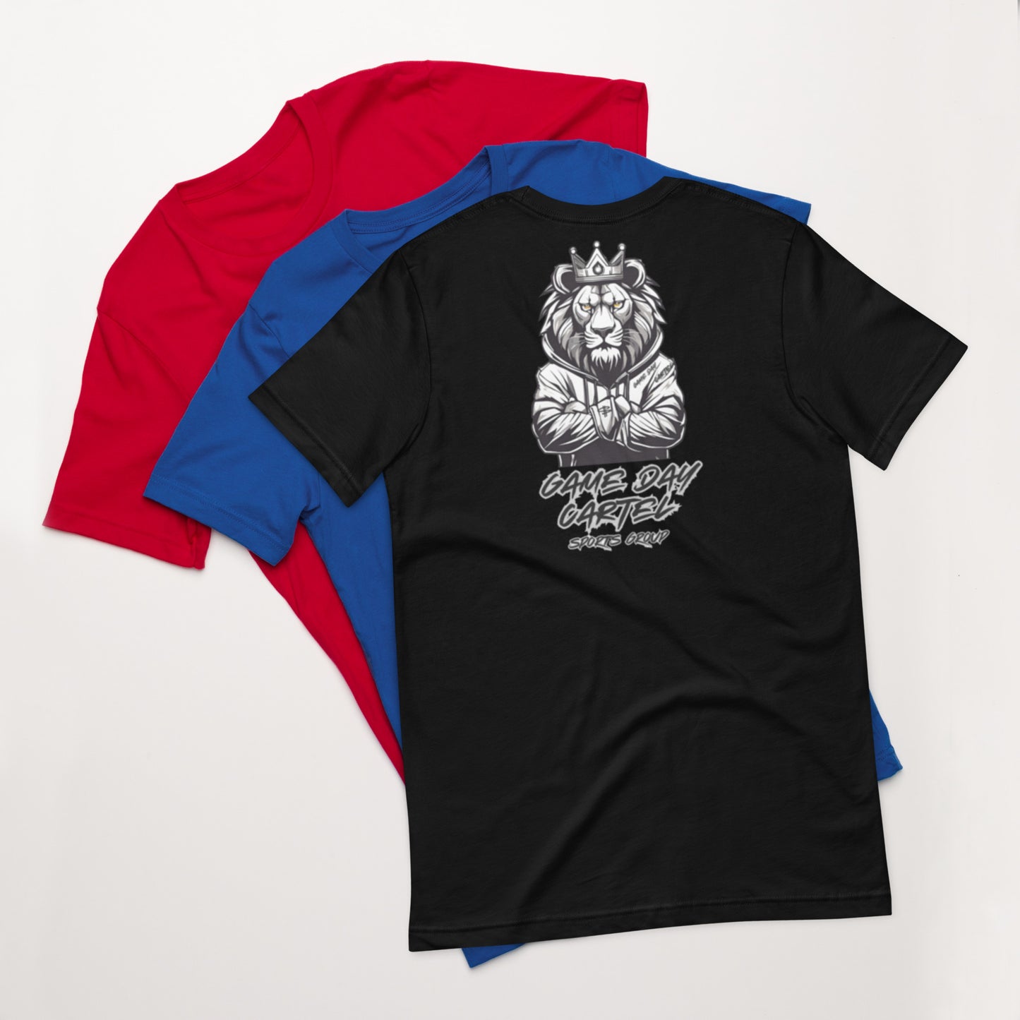 Game Day Lion Unisex T Shirt Front/ Back Print