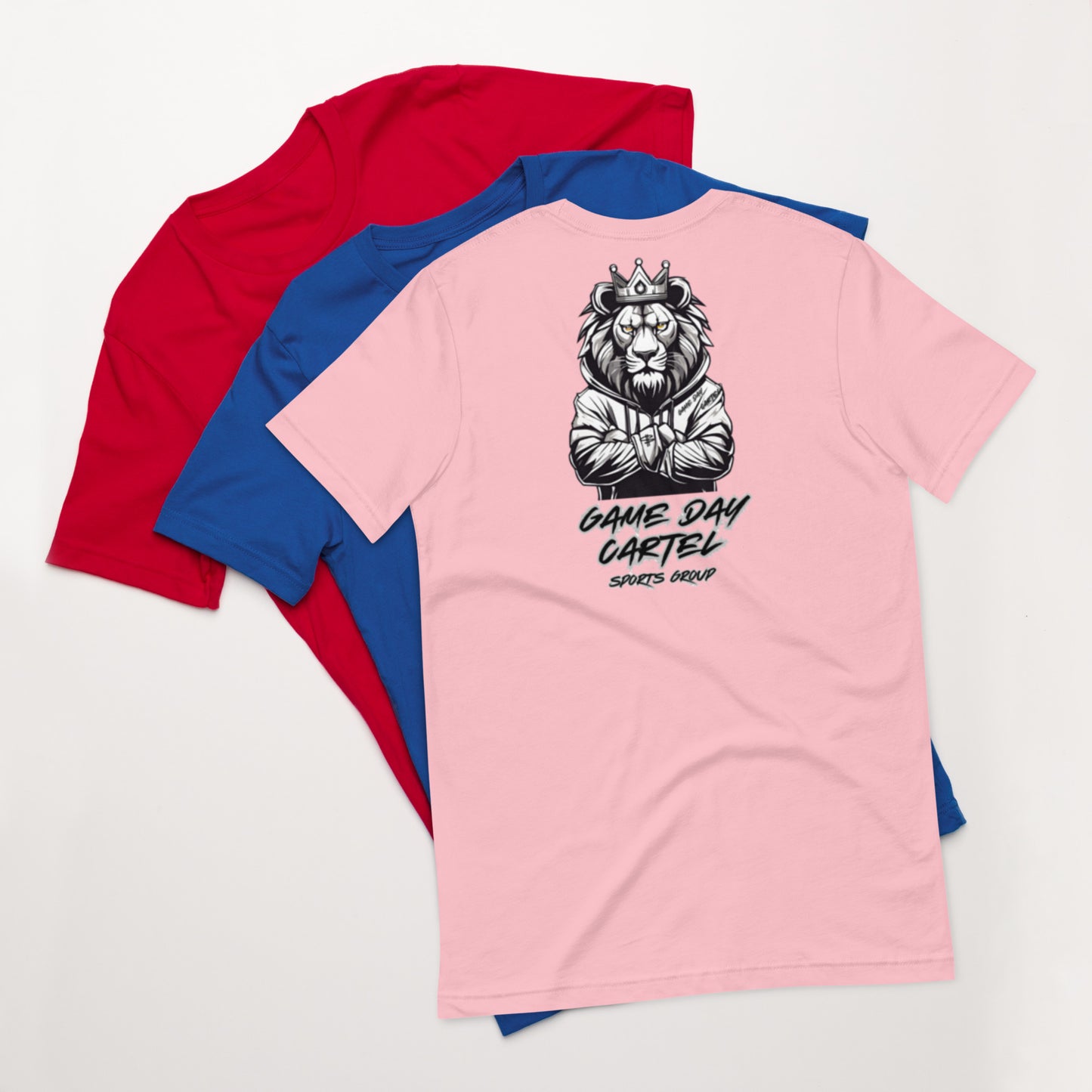 Game Day Lion Unisex T Shirt Front/ Back Print