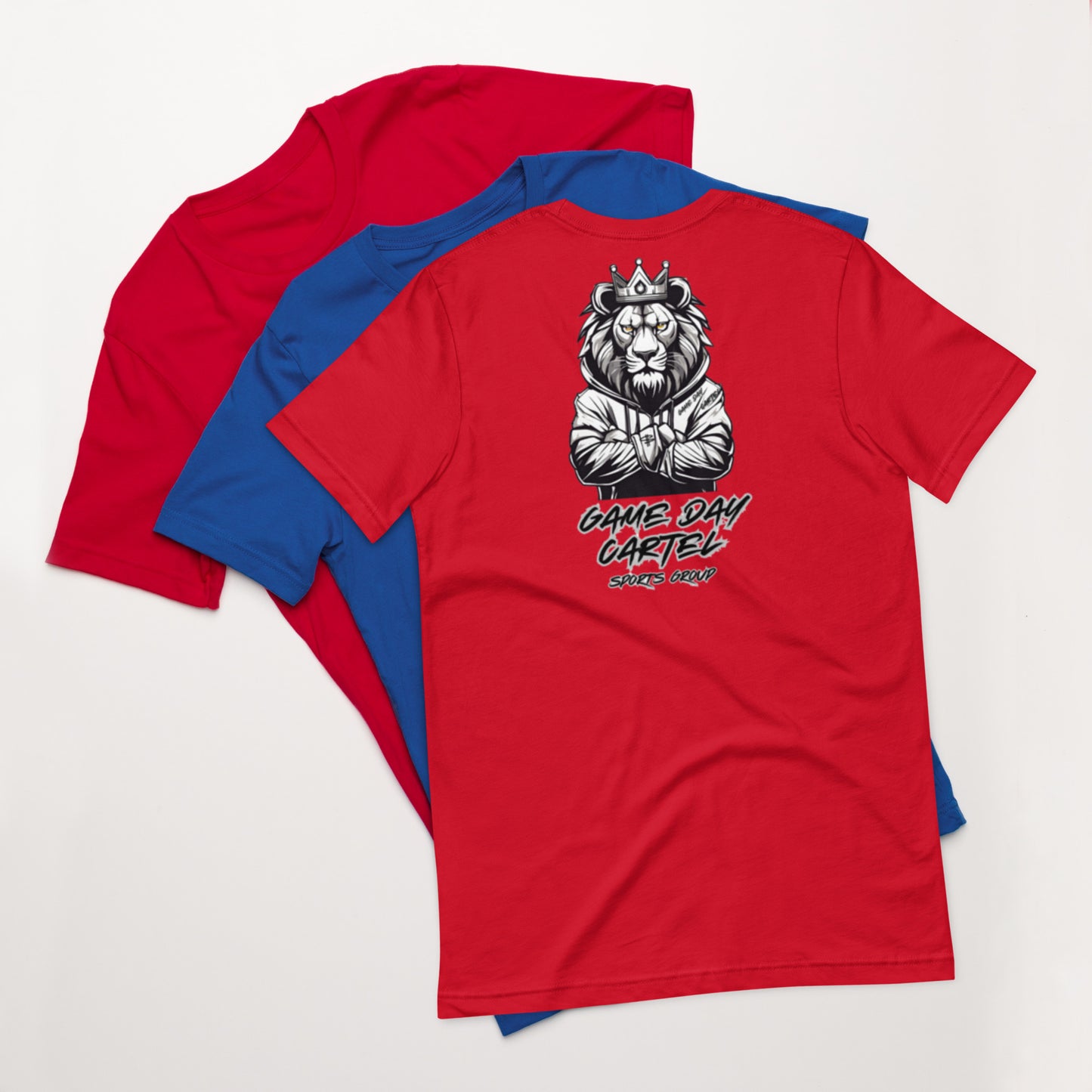 Game Day Lion Unisex T Shirt Front/ Back Print