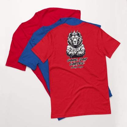 Game Day Lion Unisex T Shirt Front/ Back Print