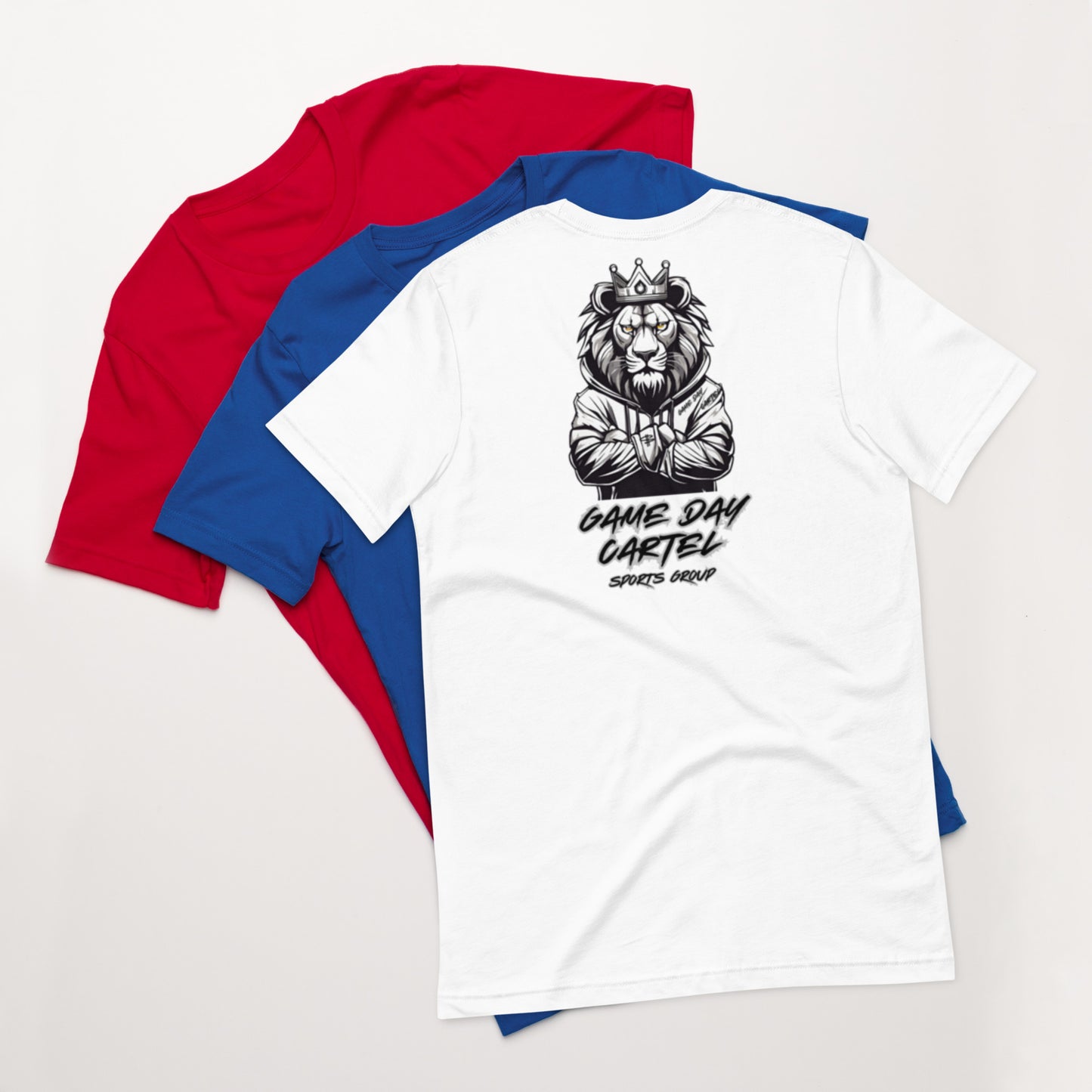 Game Day Lion Unisex T Shirt Front/ Back Print